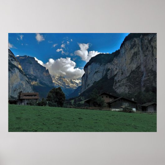 Lauterbrunnen Valley Floor Poster (Vorne)