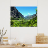 Lauterbrunnen valley from Trummelbach Poster (Küche)