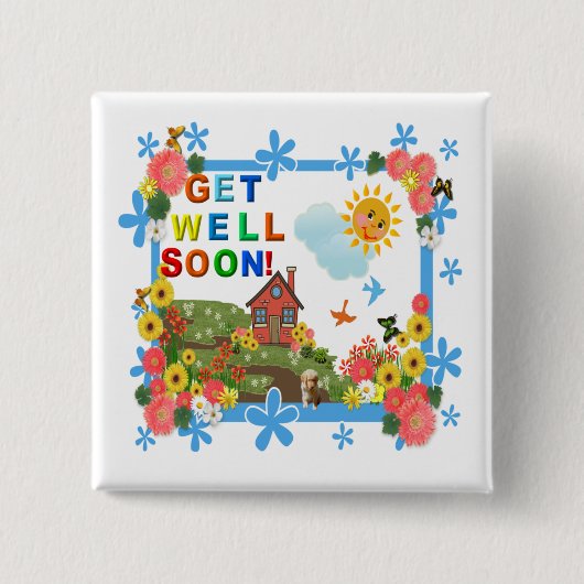 LÄUTERE SONNE - Gut-Button Button (Vorderseite)