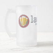 Lautering Glas Stein Mattglas Bierglas (Links)