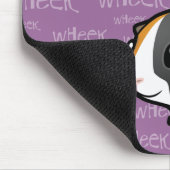 Lautes Meerschweinchen (glattes Haar) Mousepad (Ecke)