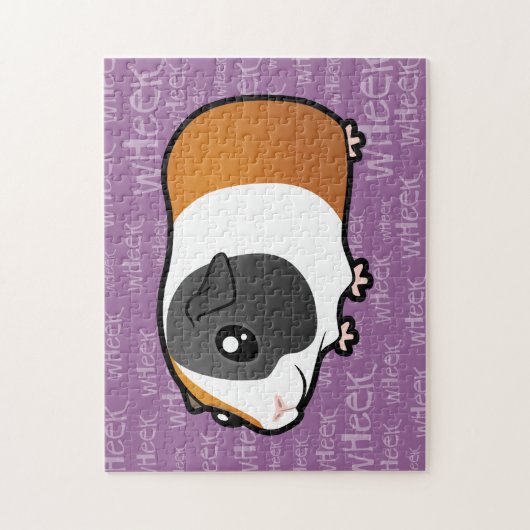 Lautes Meerschweinchen (glattes Haar) Puzzle (Vertikal)