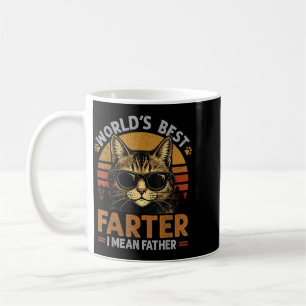 Lautester Vater der Welt Lustiger Vatertag Kaffeetasse