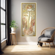 L'Automne Season Art Nouveau Alphonse Mucha