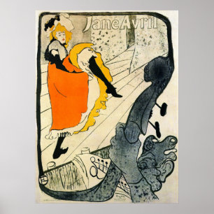 Lautrec: Jane Avril Danicng Können-Kann Poster
