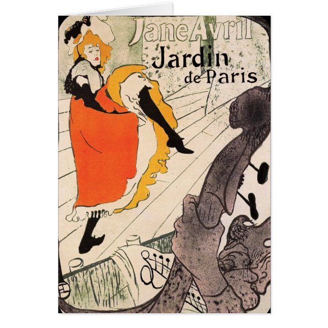 Lautrec: Jane Avril, Jardin de Paris (Vorne)
