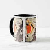 Lautrec: Jane Avril, Jardin de Paris Tasse (Vorderseite Links)