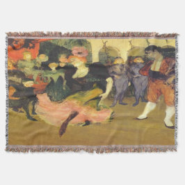 Lautrec Throw Blanket - Berühmte Kunst - Geschenke Decke