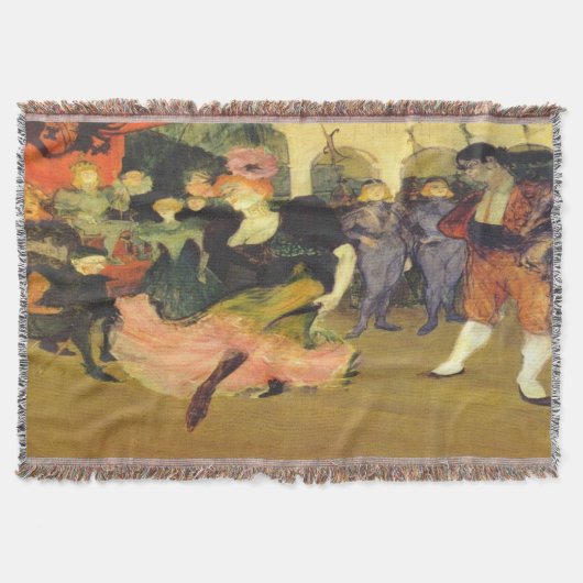 Lautrec Throw Blanket - Berühmte Kunst - Geschenke Decke (Vorderseite)