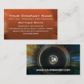 Lautsprecher-Angriffs-Geschäfts-Karte Visitenkarte (Vorne/Hinten)