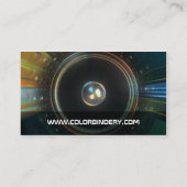 Lautsprecher-Angriffs-Geschäfts-Karte Visitenkarte (Rückseite)