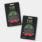 Lautsprecher Blast VIP Alle Zugangsdaten Ausweis (Vorder- & Rückseite)