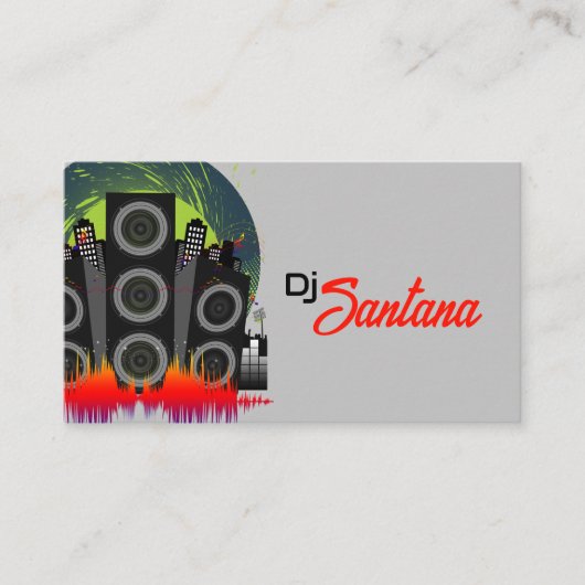 Lautsprecher Blast Visitenkarte (Vorderseite)