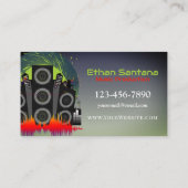 Lautsprecher Blast Visitenkarte (Rückseite)