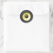 Lautsprecher Cone Runder Aufkleber (Tasche)