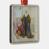 Lautsprecher des Unterhauses, 'vom Kostüm von Silbernes Ornament (Rechts)