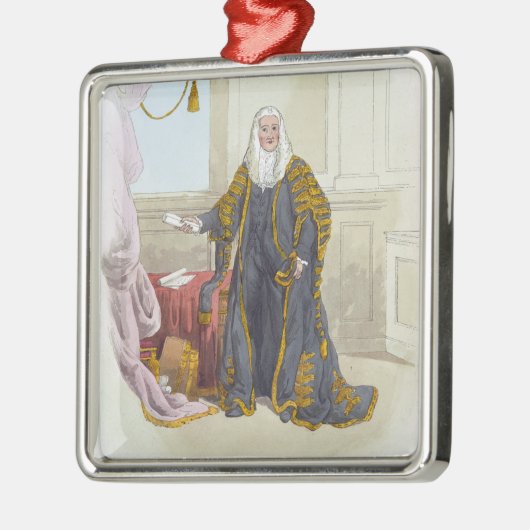 Lautsprecher des Unterhauses, 'vom Kostüm von Silbernes Ornament (Links)