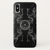 Lautsprecher für Schwarz-Weiß-Musik Case-Mate iPhone Hülle (Rückseite)