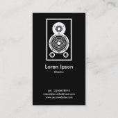 Lautsprecher - Gegensätze Visitenkarte (Rückseite)
