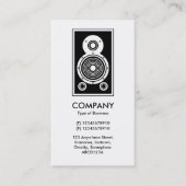 Lautsprecher - Gegensätze Visitenkarte (Vorderseite)
