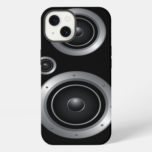 Lautsprecher iPhone Hülle (Rückseite)