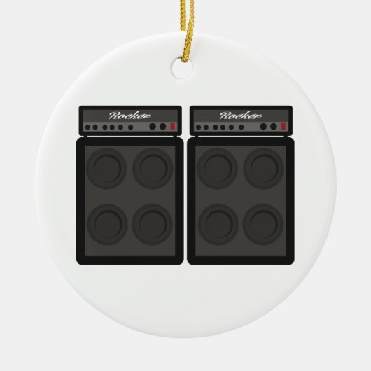 Lautsprecher Keramik Ornament (Vorne)