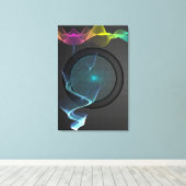 Lautsprecher Leinwanddruck (Insitu (Holzboden))