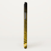 Lautsprecher mit gelber Musik und Schallwellen Case-Mate iPhone Hülle (Hinten/Rechts)