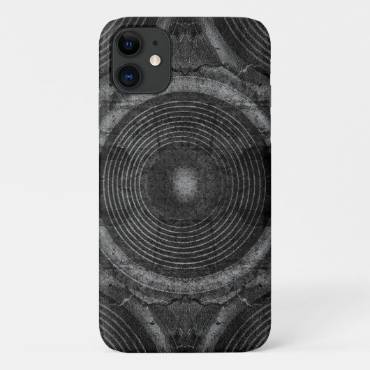 Lautsprecher mit Schwarzweiß-Musik Case-Mate iPhone Hülle (Rückseite)