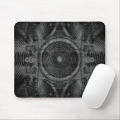 Lautsprecher mit Schwarzweiß-Musik Mousepad (Mit Mouse)