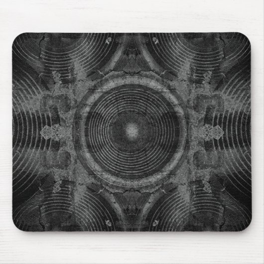 Lautsprecher mit Schwarzweiß-Musik Mousepad (Vorne)