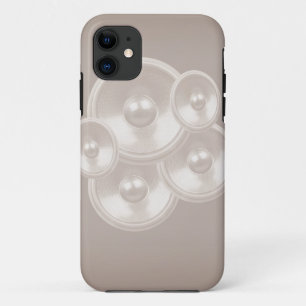 Lautsprecher mit weißer Retromusik Case-Mate iPhone Hülle