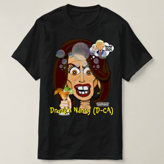 Lautsprecher Nancy Pelosi - Bubbas Toon T-Shirts (Design vorne)