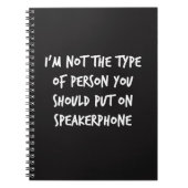 Lautsprecher Notizblock (Vorderseite)