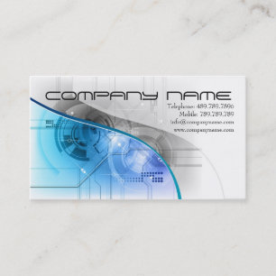 Lautsprecher-oder Tonaufnahme-Musik Teachnique Visitenkarte