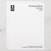 Lautsprecher - Schwarz Briefkopf (Vorne/Hinten)