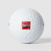 Lautsprecher Strobe Golf Balls Golfball (Vorderseite)