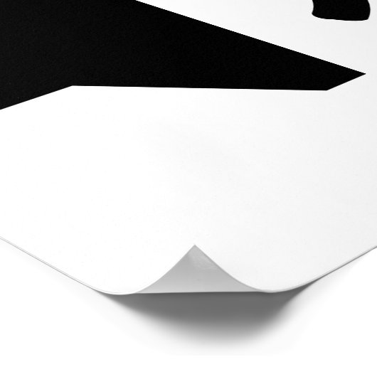 Lautsprecher-Symbol Poster (Ecke)