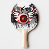 Lautsprecher Tischtennis Schläger (Rückseite)