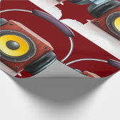 Lautsprecher und Kopfhörer Geschenkpapier