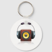 Lautsprecher und Kopfhörer Schlüsselanhänger (Vorderseite)