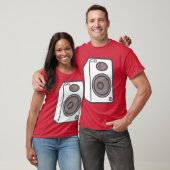 Lautsprecher Vintag T-Shirt (Unisex)