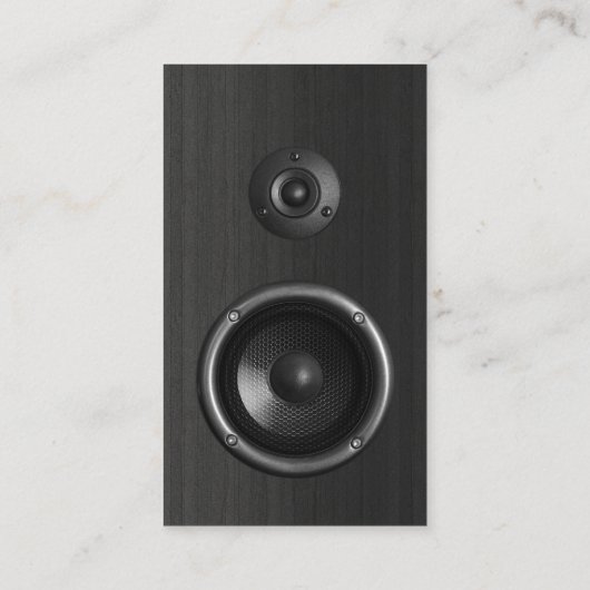 Lautsprecher Visitenkarte (Rückseite)