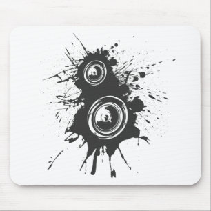 LautsprecherGraffiti - DJ-Musik-Disc-Jockey-Audio Mousepad