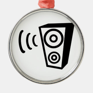 Lautsprecherschlagmusik Ornament Aus Metall