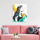 Lautstärke24 Leinwanddruck (Insitu (Wohnzimmer))