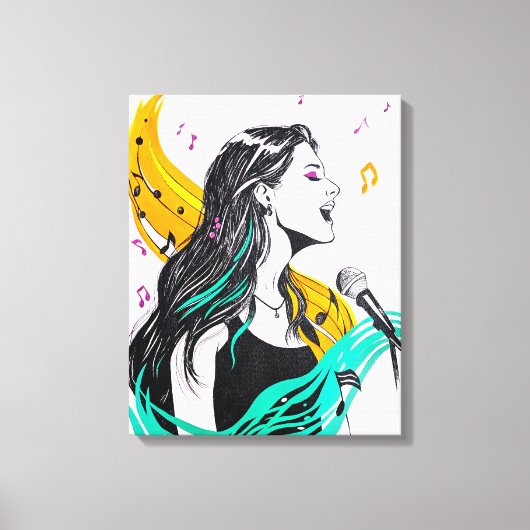 Lautstärke24 Leinwanddruck (Vorderseite)