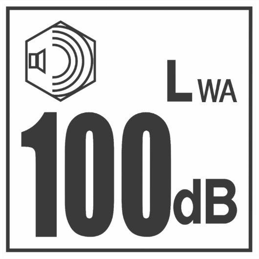 Lautstärke Aufkleber (Vorderseite)