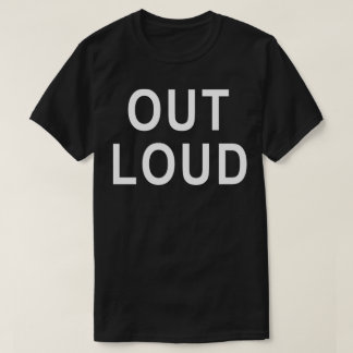 Lautstarke Fette Typografie Minimalistisches Textd T-Shirt