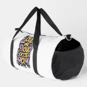 Lautstarke & stolze Fußballmutter Duffle Bag (Rechte Ecke)